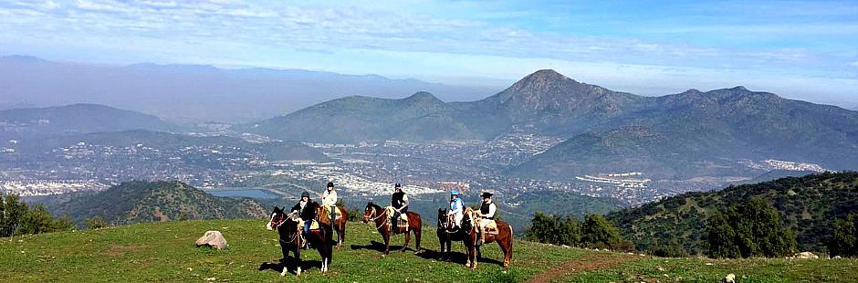 Horseback riding through the Andes
