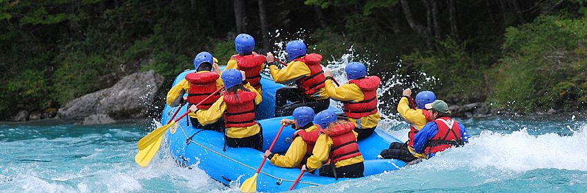 Rafting en el río Baker