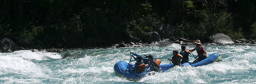 Rafting por los ríos de Aysén